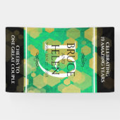 エレガント第19回ジェイド結婚記念日お祝い 横断幕 (横)