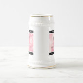 エレガント第2回5バラクォーツ結婚周年記念 ビールジョッキ (中央)