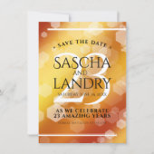 エレガント第23回帝国トパ結婚ス記念事業 セーブザデート (正面)