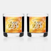 エレガント第23回帝国トパ結婚ス記念日 ウイスキーグラス (裏面)