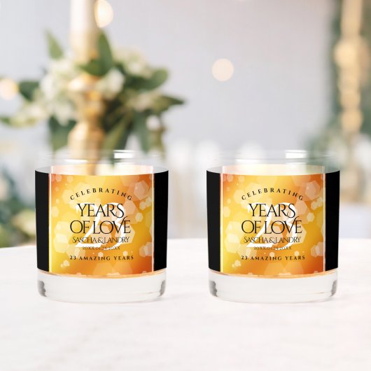 エレガント第23回帝国トパ結婚ス記念日 ウイスキーグラス (インサイチュ (ウェディング))