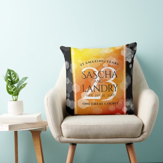 エレガント第23回帝国トパ結婚ス記念日 クッション (椅子)