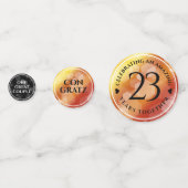 エレガント第23回帝国トパ結婚ス記念日 コンフェッティ (正面)