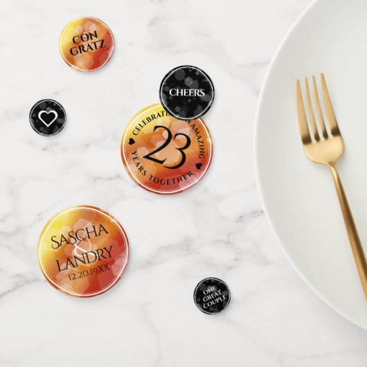 エレガント第23回帝国トパ結婚ス記念日 コンフェッティ (グループ)