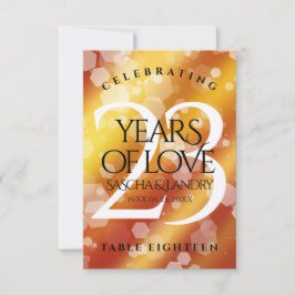 エレガント第23回帝国トパ結婚ス記念日 サンキューカード