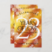 エレガント第23回帝国トパ結婚ス記念日 サンキューカード (正面/裏面)