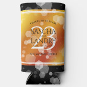 エレガント第23回帝国トパ結婚ス記念日 スリム缶クーラー (正面)