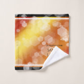 エレガント第23回帝国トパ結婚ス記念日 バスタオルセット (ウォッシュタオル)