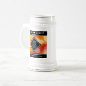 エレガント第23回帝国トパ結婚ス記念日 ビールジョッキ (正面左)