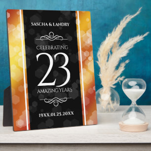 エレガント第23回帝国トパ結婚ス記念日 フォトプラーク