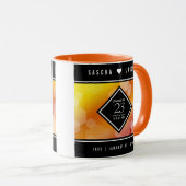 エレガント第23回帝国トパ結婚ス記念日 マグカップ (正面右)