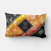 エレガント第23回帝国トパ結婚ス記念日 ランバークッション (裏面)