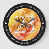 エレガント第23回帝国トパ結婚ス記念日 ラージ壁時計 (正面)