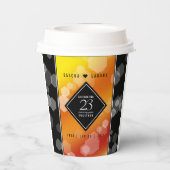 エレガント第23回帝国トパ結婚ス記念日 紙コップ (裏面)