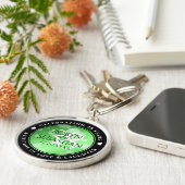 エレガント第38回エメ結婚ラルド キーホルダー (側面)