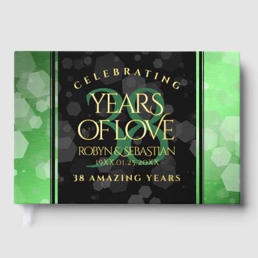 エレガント第38回エメ結婚ラルド ゲストブック (正面)