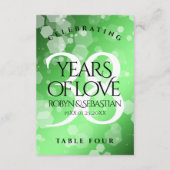 エレガント第38回エメ結婚ラルド サンキューカード (裏面)