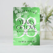 エレガント第38回エメ結婚ラルド サンキューカード (スタンド正面)