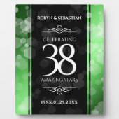 エレガント第38回エメ結婚ラルド フォトプラーク (正面)