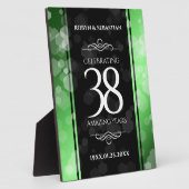 エレガント第38回エメ結婚ラルド フォトプラーク (側面)