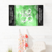 エレガント第38回エメ結婚ラルド 横断幕 (インサイチュ)