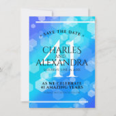 エレガント第41回ブルー結婚トパ救スT セーブザデート (正面)