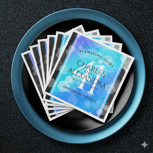 エレガント第41回ブルー・トパ結婚ス記念日