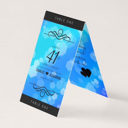 エレガント第41回ブルー・トパ結婚ス記念日 (正面)