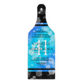 エレガント第41回ブルー・トパ結婚ス記念日 カッティングボード (正面)