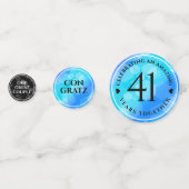 エレガント第41回ブルー・トパ結婚ス記念日 コンフェッティ (正面)