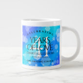 エレガント第41回ブルー・トパ結婚ス記念日 ジャンボコーヒーマグカップ (右)