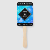 エレガント第41回ブルー・トパ結婚ス記念日 ハンドファン (裏面)