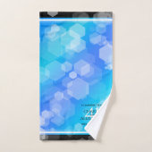 エレガント第41回ブルー・トパ結婚ス記念日 バスタオルセット (ハンドタオル)