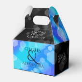 エレガント第41回ブルー・トパ結婚ス記念日 フェイバーボックス (裏面サイド)