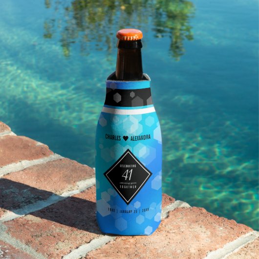 エレガント第41回ブルー・トパ結婚ス記念日 ボトルクーラー (インサイチュ プール)