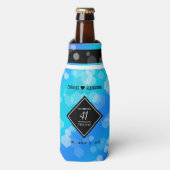 エレガント第41回ブルー・トパ結婚ス記念日 ボトルクーラー (ボトル正面)