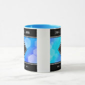 エレガント第41回ブルー・トパ結婚ス記念日 マグカップ (中央)