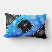 エレガント第41回ブルー・トパ結婚ス記念日 ランバークッション (正面)