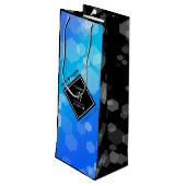 エレガント第41回ブルー・トパ結婚ス記念日 ワインギフトバッグ (裏面アングル)