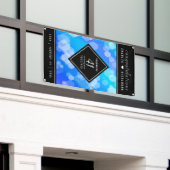 エレガント第41回ブルー・トパ結婚ス記念日 横断幕 (ビルの外側)