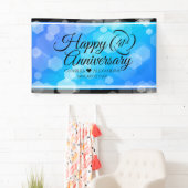 エレガント第41回ブルー・トパ結婚ス記念日 横断幕 (インサイチュ)