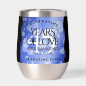 エレガント第45回サファ結婚イア記念日 (背面)