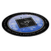 エレガント第45回サファ結婚イア記念日 カッティングボード (角)