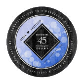 エレガント第45回サファ結婚イア記念日 カッティングボード (正面)