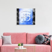 エレガント第45回サファ結婚イア記念日 キャンバスプリント (インサイチュ (リビング))