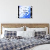 エレガント第45回サファ結婚イア記念日 キャンバスプリント (インサイチュ (寝室))