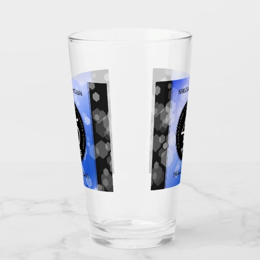 エレガント第45回サファ結婚イア記念日 タンブラーグラス (左)