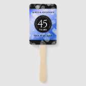 エレガント第45回サファ結婚イア記念日 ハンドファン (裏面)