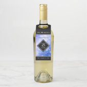 エレガント第45回サファ結婚イア記念日 ボトルネックタグ (ボトル)