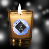 エレガント第45回サファ結婚イア記念日 ラウンドシール